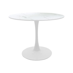 Masa dining Balou II, Pako World, MDF, Alb, 80x80x75 cm