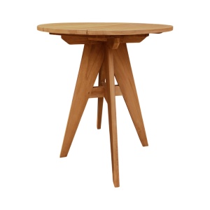 Masa dining Cadrada, Natural, 70x70x76 cm - Img 2