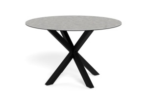 Masa dining Heaven, Gri, 75.5x119x119 cm - Img 4
