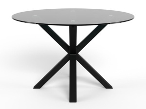 Masa dining Heaven V1, Transparent, 75.5x119x119 cm - Img 4