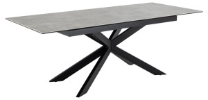 Masa dining Irwine, Gri, 76x210x90 cm - Img 8