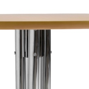 Masa dining MENFI, Stejar deschis, 120x75x120 cm - Img 4