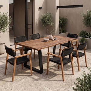 Masa dining Miles, Nuc, 200x100x76 cm