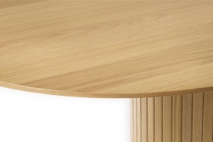 Masa dining NOLA, Stejar deschis, 95x75x180 cm - Img 3