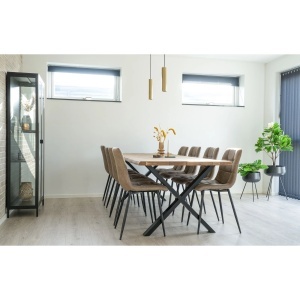 Masa dining Toulon, Natural, 240x95x75 cm