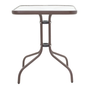 Masa dining Watson-Sussie, Pako World, Metal, Maro, 60x60x70 cm - Img 6