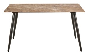 Masa dining Wicklow, Maro, 75x140x80 cm - Img 8