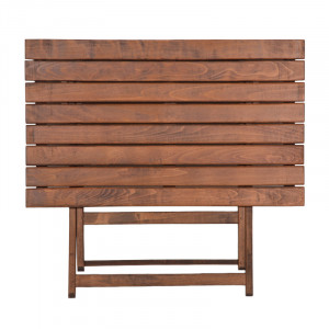 Masa exterior Retto fag culoarea nuc 80x60x72cm - Img 2
