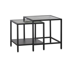 Masa laterala BRONCO, Transparent, 50-45x50-45x50-45 cm - Img 2