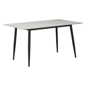 Masa, piatra sinterizata, Gustas, Pako, Alb 160x80x76 cm