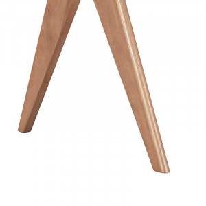 Masa Winslow rubberwood, culoarea nuc deschis 160x85x75cm - Img 3