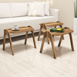 Masuta Auxiliara Paris - Walnut - Img 2
