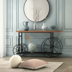 Masuta Bike Negru 148x28x85 cm
