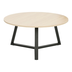 Masuta de cafea, Berton, Natural, 80x80x40 cm - Img 3