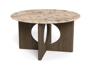 Masuta de cafea Foley V2, Maro, 42x80x80 cm - Img 2