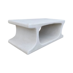 Masuta de cafea, Nafel, Pako, Alb 120x60x45 cm - Img 2