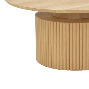 Masuta de cafea Opols Natural 90x90x42 cm - Img 4