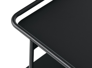 Masuta de cafea YUBA, Negru, 55x34x110 cm - Img 4