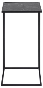 Masuta laterala Infinity, Negru, 63x43x35 cm - Img 4