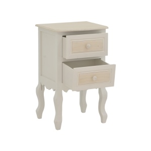Noptiera Joliene Pako World Alb 40x34.5x64.5 cm - Img 3