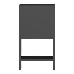 Noptiera, Reppo, Negru, 30x30x55 cm - Img 4