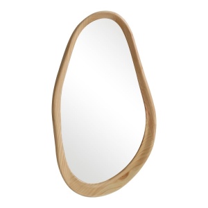 Oglinda ovala Baloa, Pako World, Natural, 44x4x80 cm - Img 1