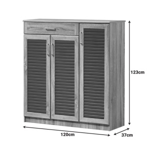 Pantofar, Sante, Stejar deschis, 120x37x123 cm - Img 5