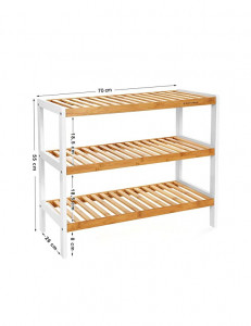 Pantofar, Songmics, LBS03H, Bambus, 70 x 26 x 55 cm - Img 6