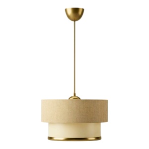 Pendul de plafon Lembar, Bej, 30x30x20 cm - Img 2