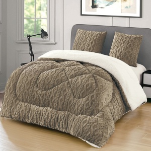 Pilota Cocolino Groasa cu Blanita Wave V25 Dark Bej 4.5kg, 200x230