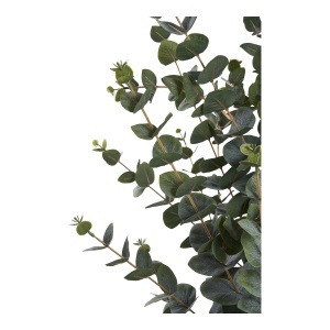 Planta artificiala decorativa Eucalipt, Verde, 36x46x120 cm