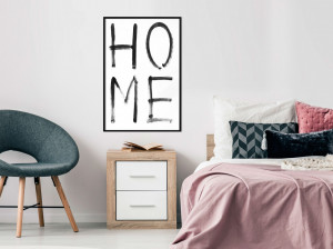 Poster - Simply Home (Vertical), cu Ramă neagră, 40x60 cm - Img 2