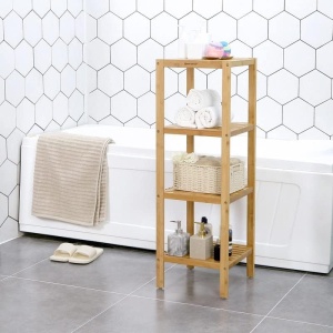 Raft Songmics Bej 33x33x96 cm - Img 2