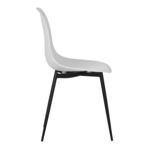 Scaun Ballen Alb 41.5x53x84.5 cm - Img 3