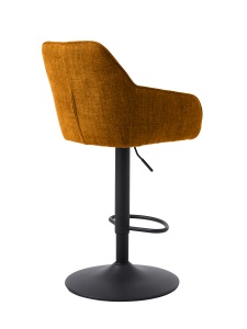 Scaun bar AVOLA SELECT, Galben mustar, 53x96-110x51 cm - Img 2
