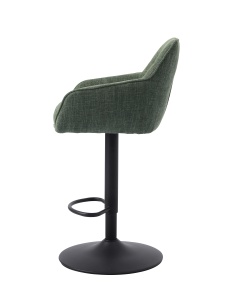 Scaun bar AVOLA SELECT, Verde inchis, 53x96-110x51 cm - Img 3