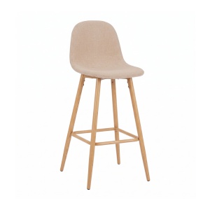 Scaun bar Bella, Bej, 41.5x49x98 cm