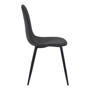 Scaun Bella, Negru, 44x55x85 cm - Img 3