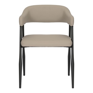 Scaun cu brate Sezan Gri deschis 56x55x78 cm - Img 5