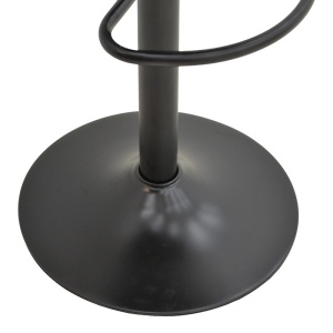 Scaun de bar ajustabil Boronez Negru 47x49x112 cm - Img 9