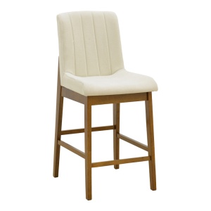 Scaun de bar Dalby, Ecru, 50x45x102.5 cm