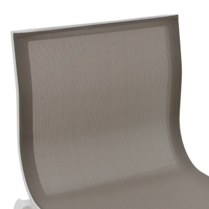 Scaun de bar de gradina, Melina, Gri, 45x49x115 cm - Img 7