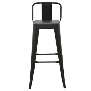 Scaun de bar de grădină Utopia Negru 42x42x97 cm - Img 4
