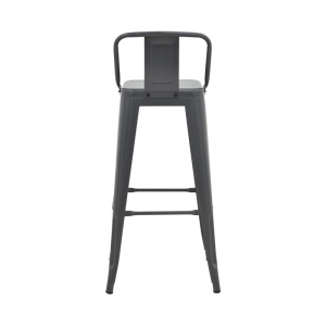 Scaun de bar Utopia Gri 42x42x86 cm - Img 6