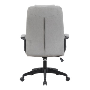 Scaun de birou, Kamora, Gri deschis, 67x66x111 cm - Img 5