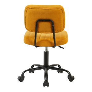 Scaun de birou, Warra, Galben, 50x52x86 cm - Img 5