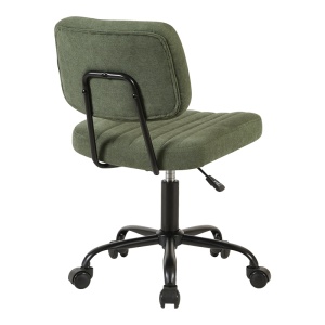 Scaun de birou, Warra, Verde masliniu, 50x52x86 cm - Img 2