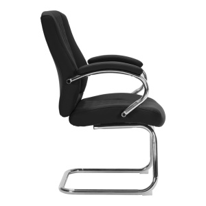 Scaun de conferinta office, Thiodore, Negru, 67x49.5x100 cm - Img 3
