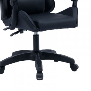 Scaun de gaming William piele ecologica negru - Img 6
