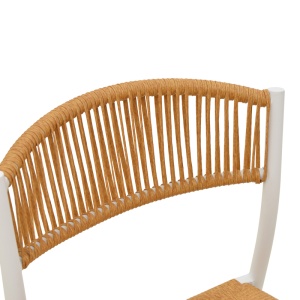 Scaun de gradina, Cura, Natural, 53x59x78 cm - Img 7